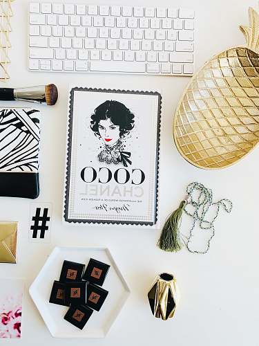 computer hardware Coco Chanel box computer keyboard